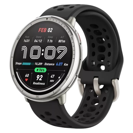 Smartwatch Amazfit Active 2 Round Tela AMOLED GPS Controle Música Notificação Pagamento Aproximação