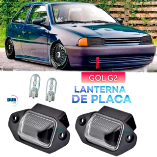 Lanterna de Placa Gol G2 Bolinha 1995 1996 1997 1998 1999 2000