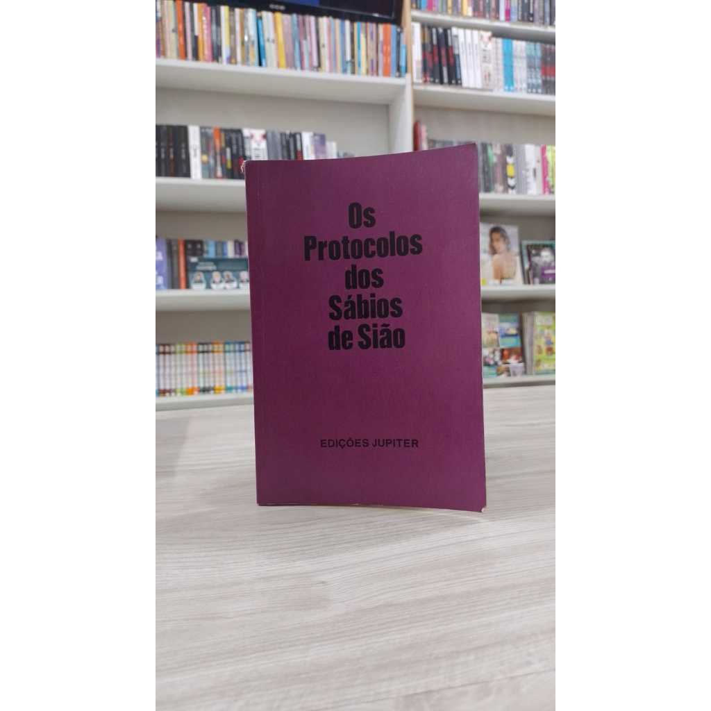 Livro Os Protocolos dos Sábios de Sião | Shopee Brasil
