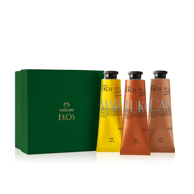 Presente Natura Ekos Amazônia Em Folha Trio Para As Mãos | Shopee Brasil