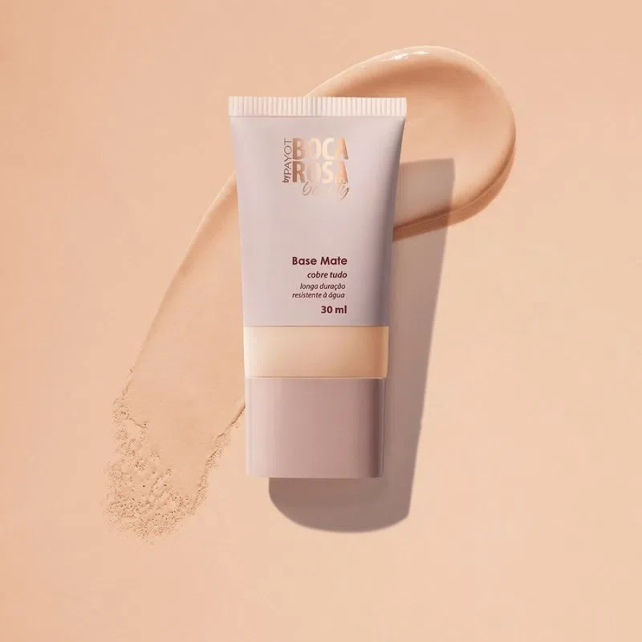 Base de maquiagem líquida Payot Boca Rosa Beauty Base Mate tom - 30 ml ...
