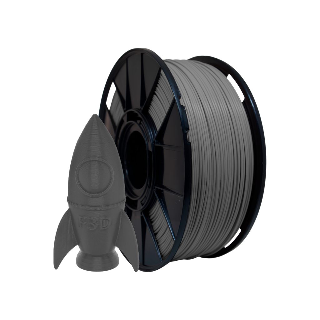 Filamento PLA Premium Cinza 1kg 1,75mm