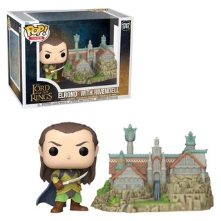 FUNKO POP THE LORD OF THE RINGS - ELROND WITH RIVENDELL 1747 NOVO ORIGINAL em Oferta na Shopee