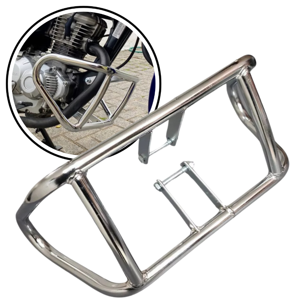Mata Cachorro Protetor Motor Frances Moto Titan 125 150 160 | Shopee Brasil
