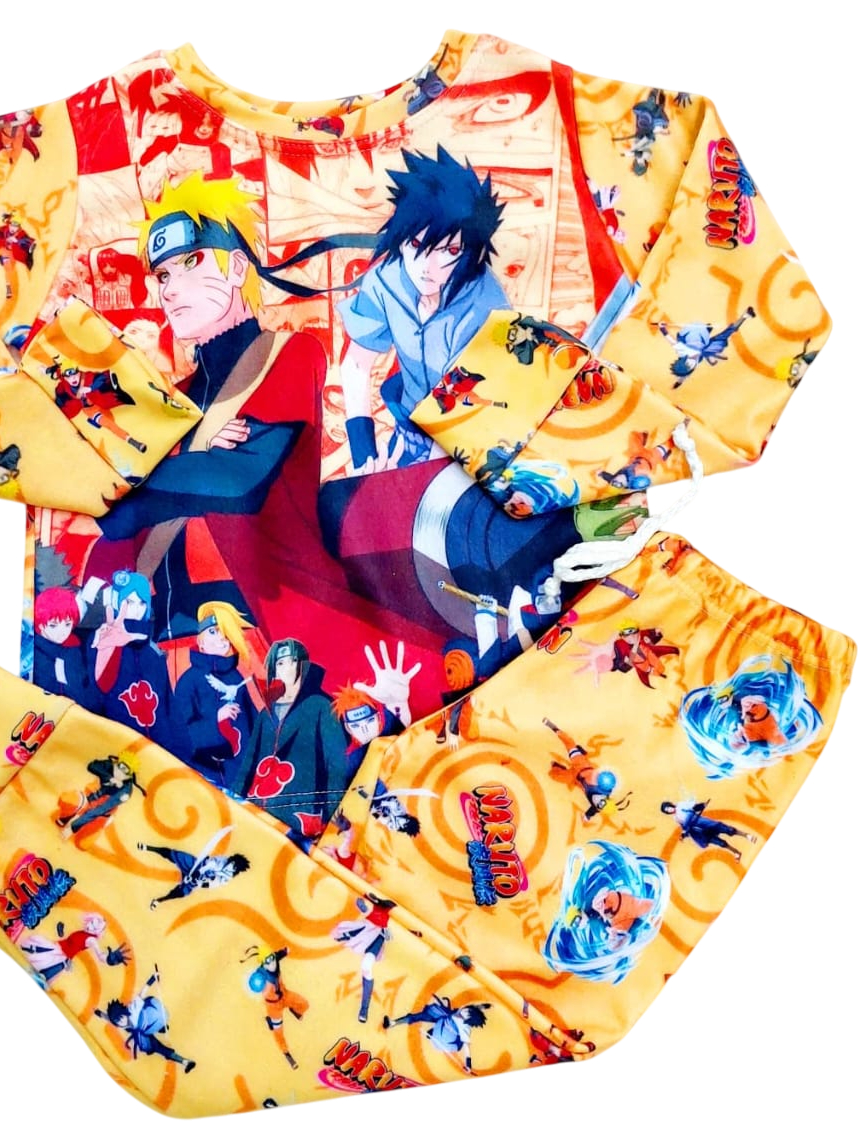 Pijama Soft Naruto Infantil E Juvenil | Shopee Brasil