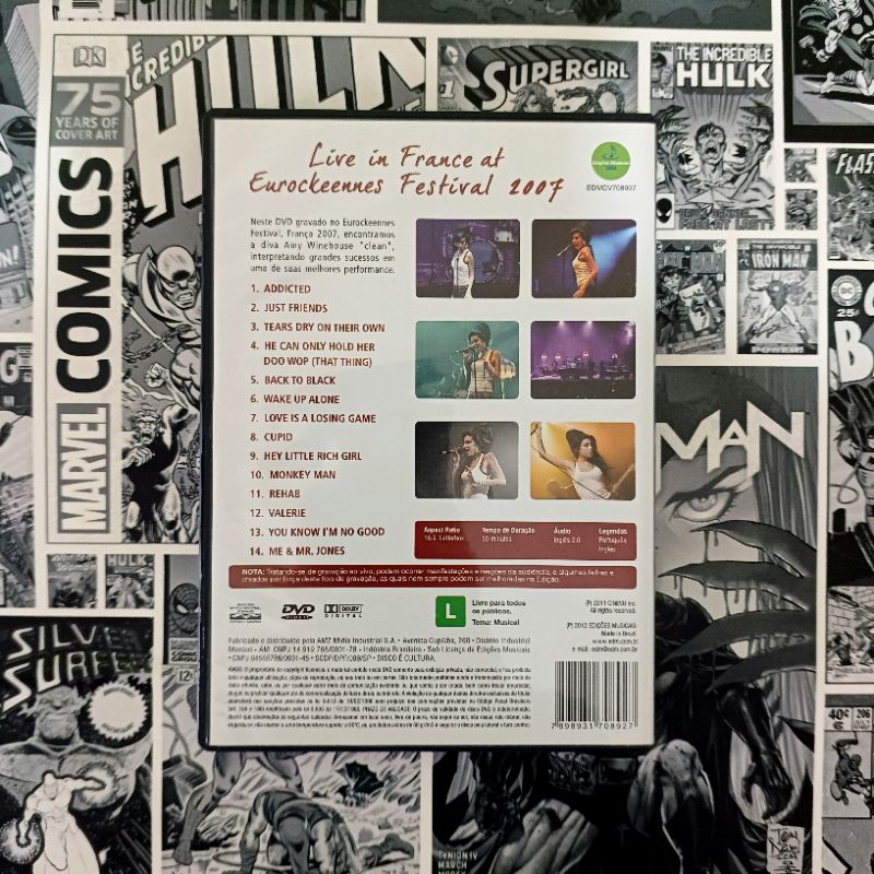 DVD - Amy Winehouse - Live In France At Eurockeennes Festival 2007