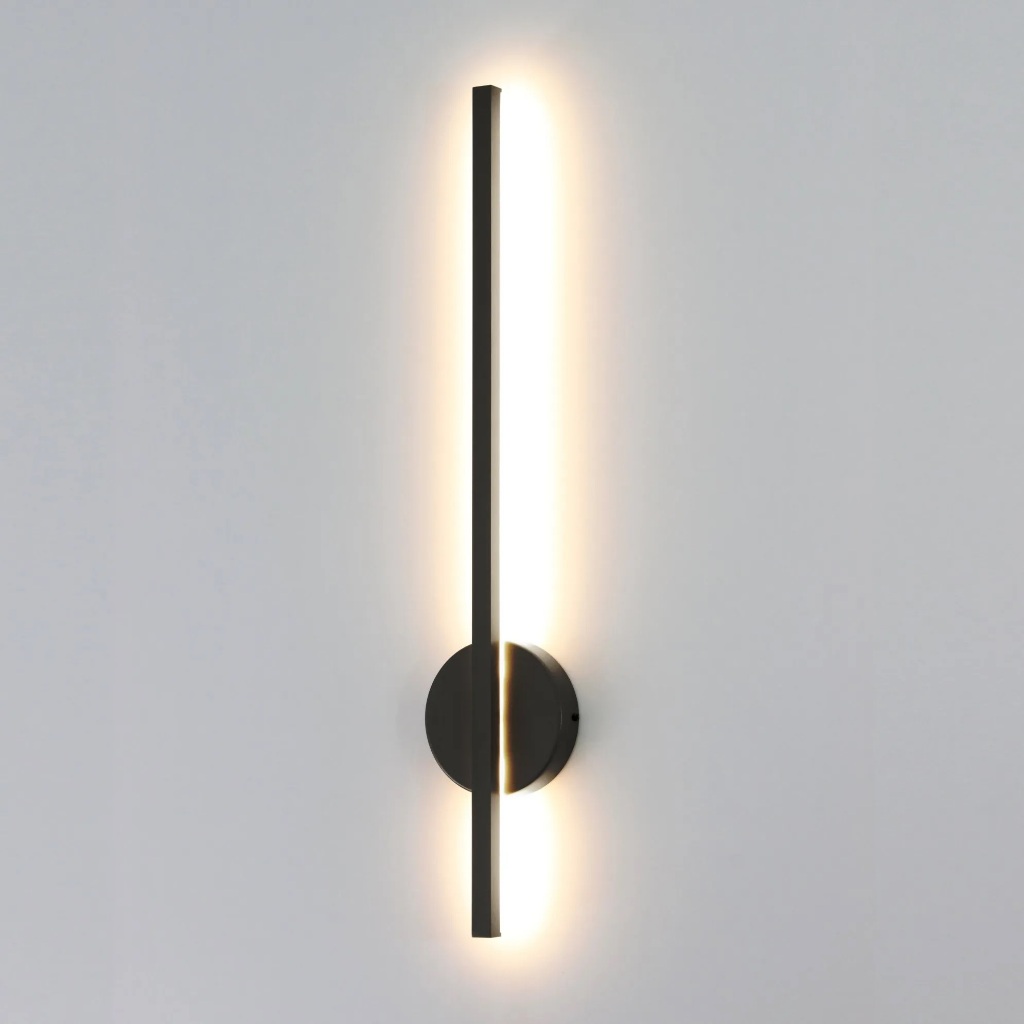 Arandela Fit Led Slim De Parede Linear 60cm Luz Indireta Led Integrado