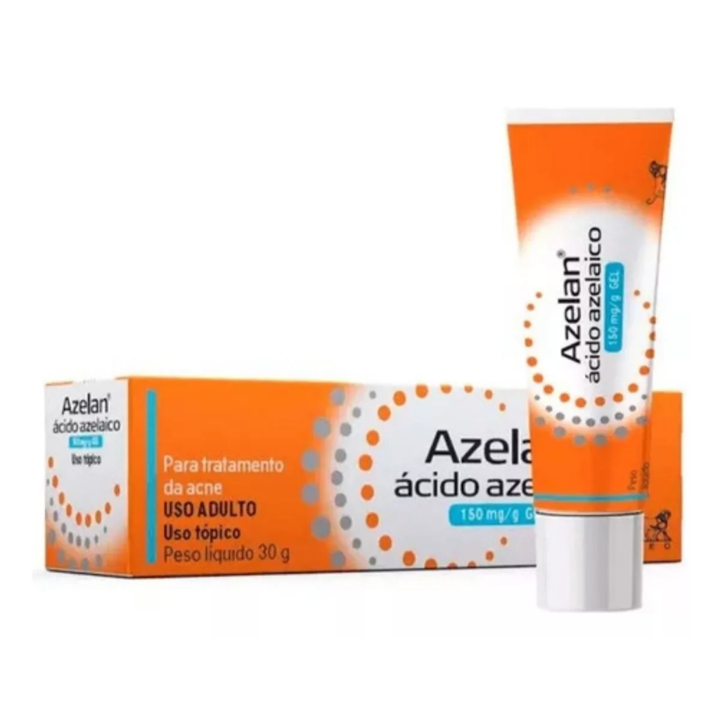 Azelan Ácido Azelaico Gel Para Tratamento Da Acne Leo 30g | Shopee Brasil