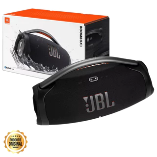 Caixa de Som JBL Boombox 3 IPX7 Black Preto Original NF Garantia 180W bluetooth