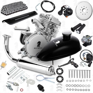 Kit Motor 80cc Legitimo Para Bicicleta Motorizada Completo 2 Tempos Original 3 bolinhas Motorizada em Oferta na Shopee