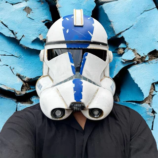 Máscara capacete clone clone trooper star wars cosplay coleção impressão 3d