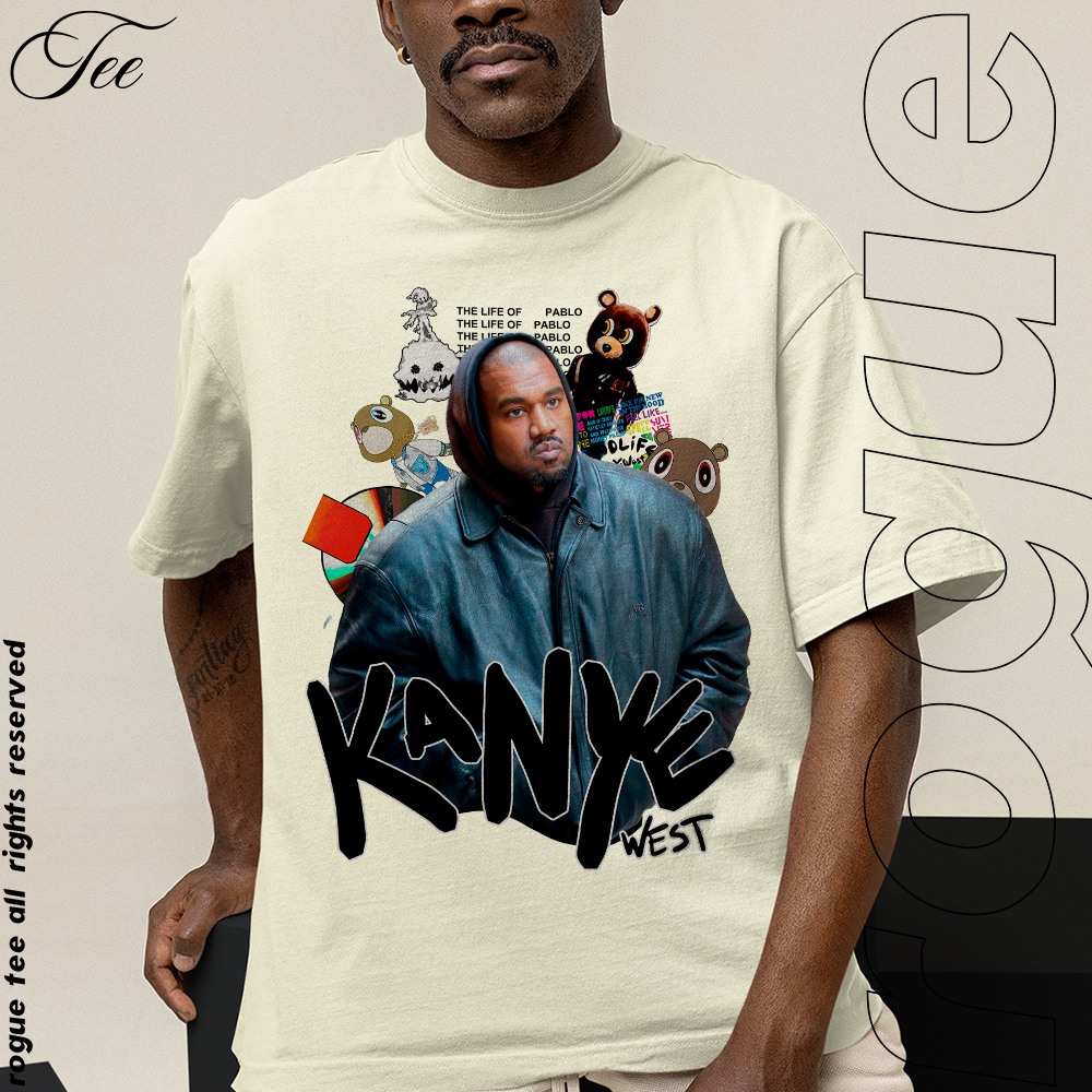 Camiseta Basica e OVERSIZED Kanye West The Life Of Pablo Sétimo
