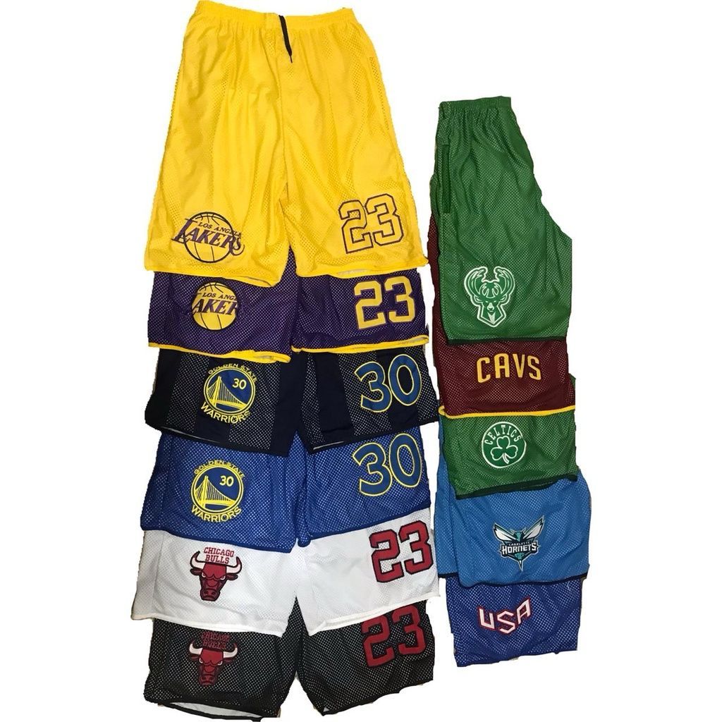 kit 3 Bermuda de Basquete com bolsos