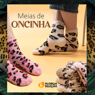 Meias De Lã Felpuda Grossa Para Frio Quente Adulto Femininas Meias De Chão De Outono E Inverno FWZ5319EL em Oferta na Shopee