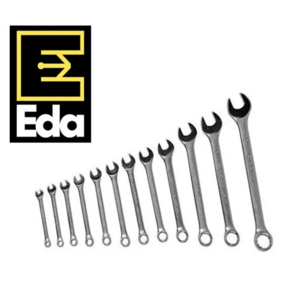 Jogo Chave Combinada Aço 6 Á 22mm Boca E Estrela 12 Peças | Shopee Brasil