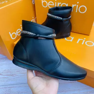 Bota Brilho Liso Beira Rio Feminino Confortável Moda Inverno em Oferta na Shopee