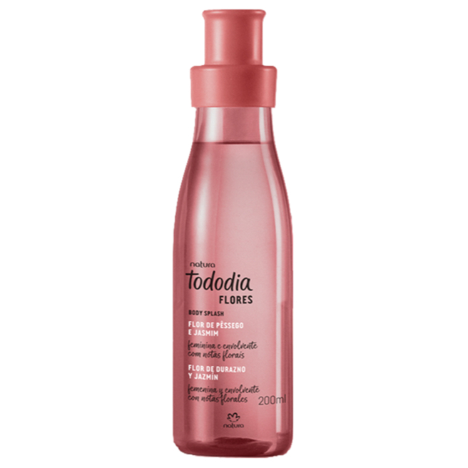 Body Splash Tododia Flores - Flor de Pêssego e Jasmim Natura 200ml ...