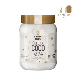 Óleo de Coco Extravirgem Polpa 1L- Santo Óleo