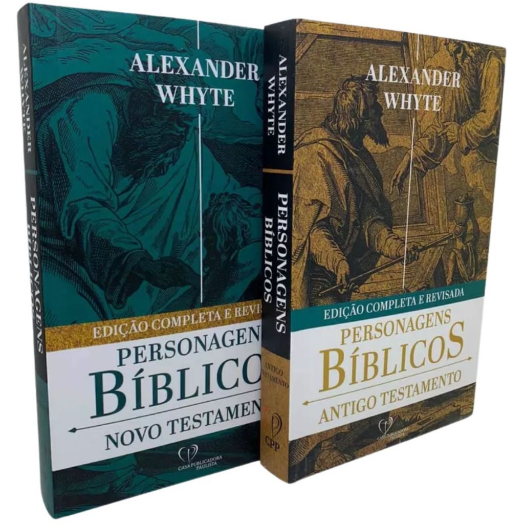 Kit 2 Livros Personagens Bíblicos Antigo E Novo Testamento Alexander ...