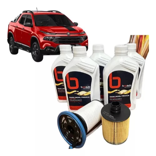 Kit Troca Óleo Fiat Toro 2.0 Diesel 5w30 C2 Original Fiat | Shopee Brasil