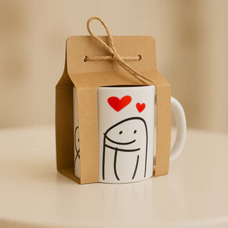 50 Embalagem para Caneca Cerâmica 325ml. Kraft