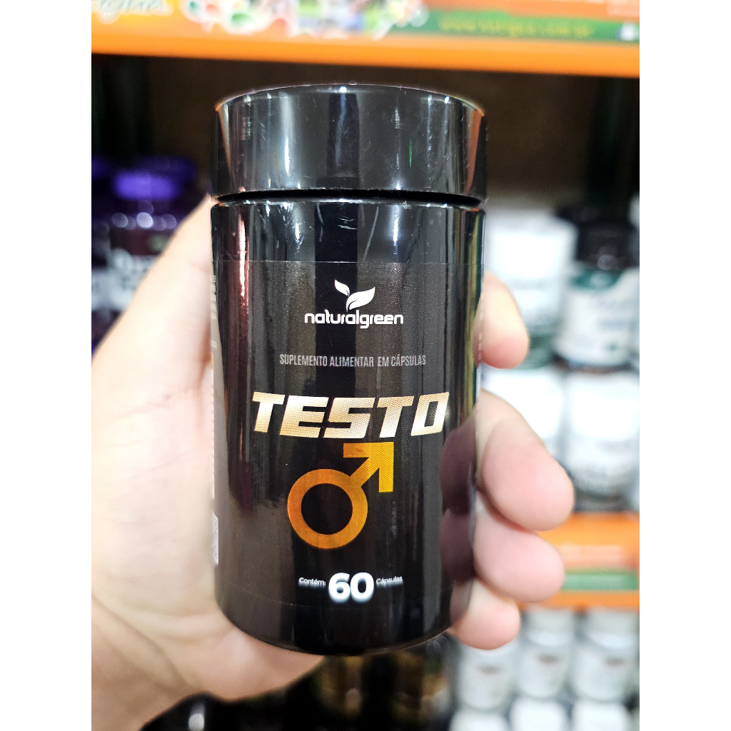 TESTO 60 CÁPSULAS NATURALGREEN | Shopee Brasil