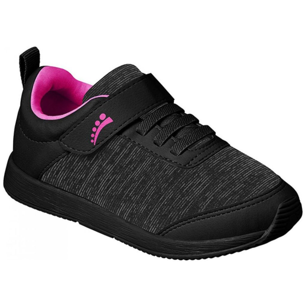 Tenis Infantil Ortopasso Jogging Menina Azul Marinho Envio Em 24