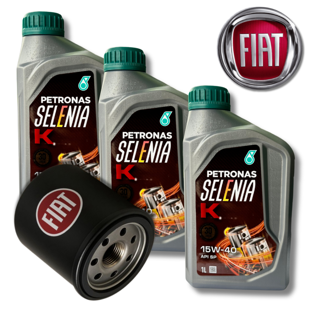 Kit Troca Óleo + Filtro Palio Siena Strada 1.0 1.3 1.4 Fire 5W30 ...