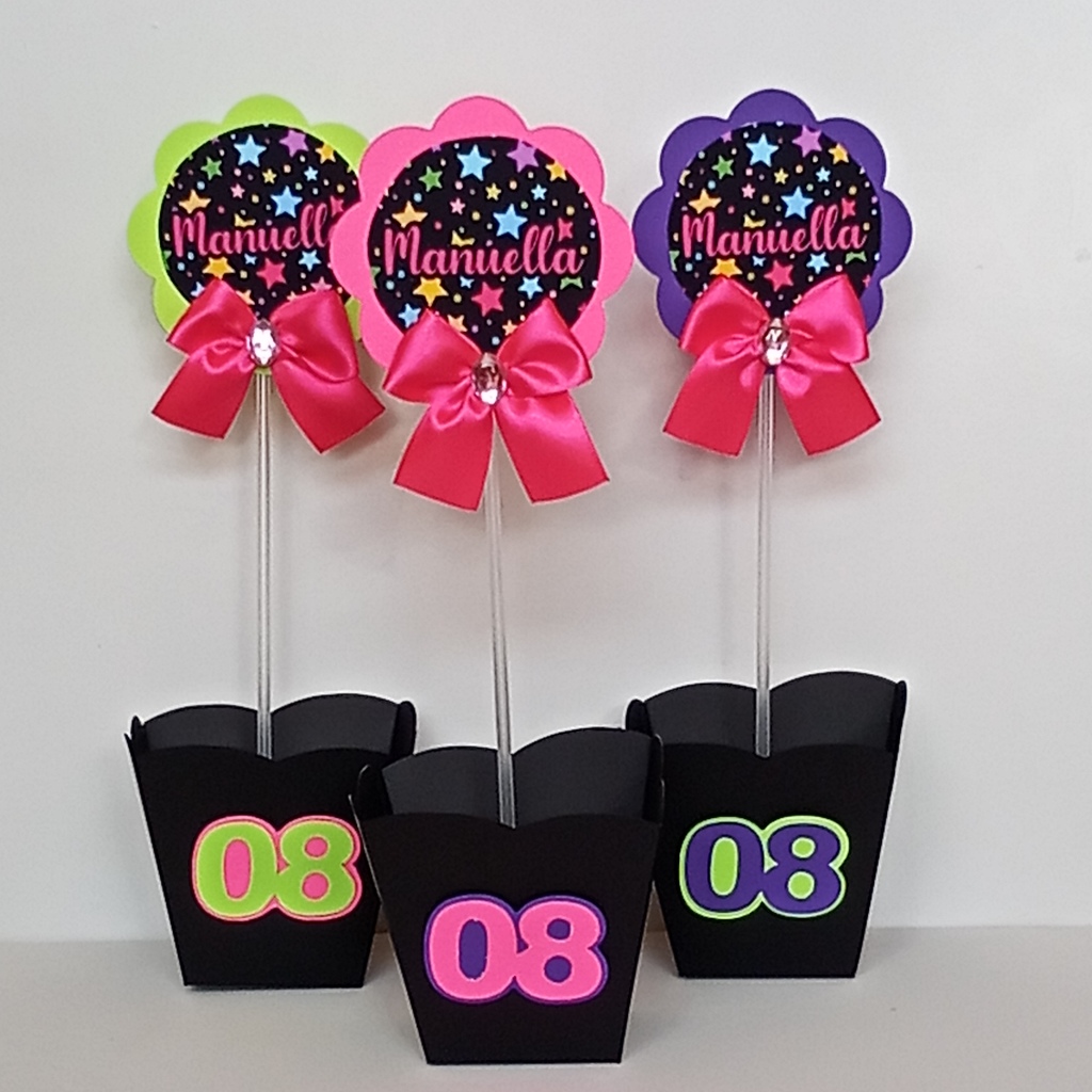 Centro de Mesa Personalizada Neon | Shopee Brasil