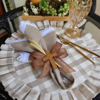 Porta Guardanapo Laço de Páscoa em Oferta na Shopee