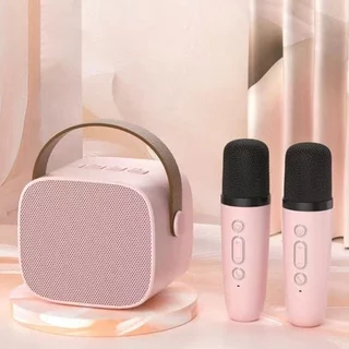 Caixa De Som Com 1/2 Microfone Karaokê Múltiplas Cores Brincadeiras Em Família em Oferta na Shopee
