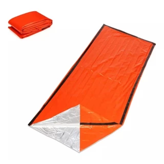 Saco de Dormir Aluminizado Resgate Camping Emergência - (INDAVIDAS)