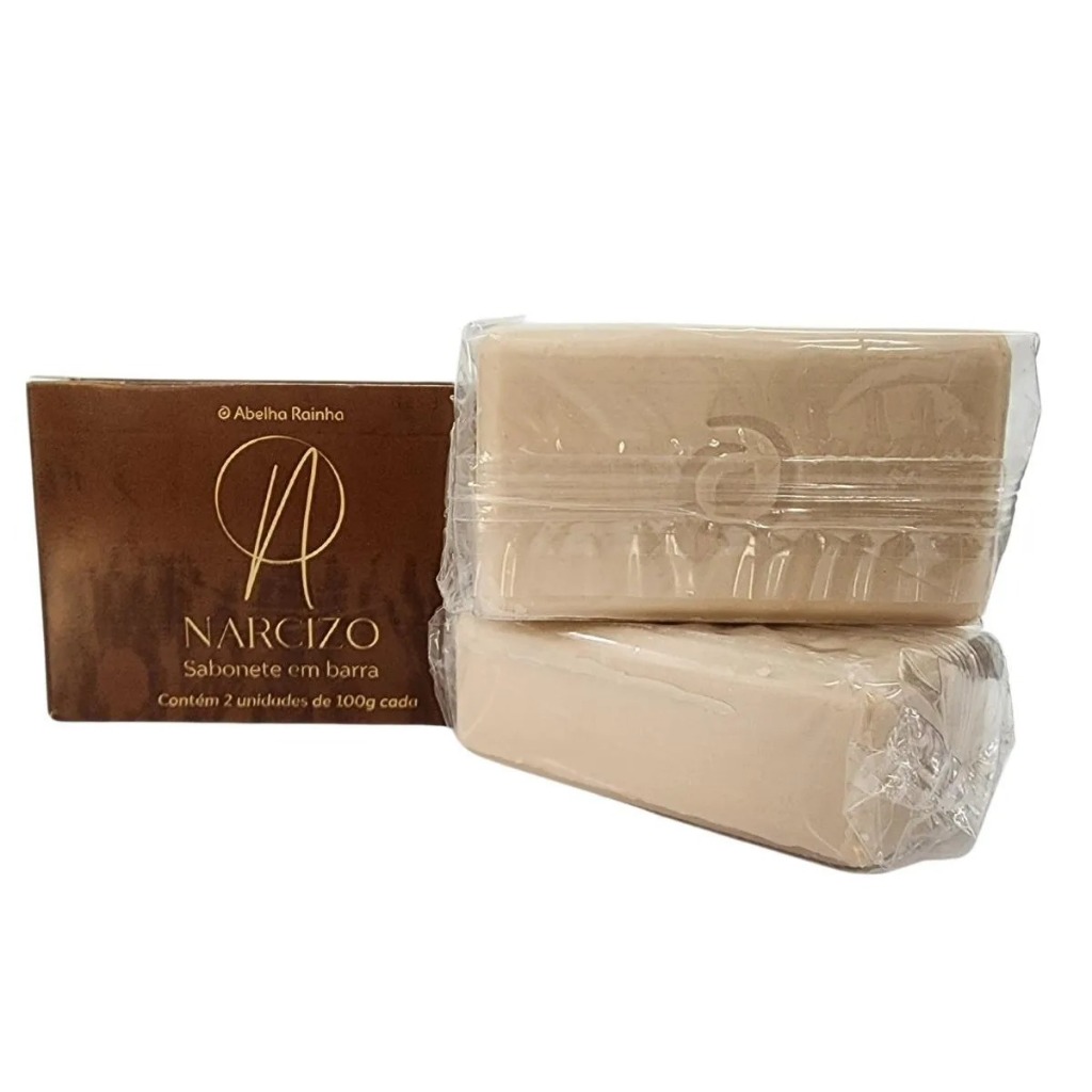 Caixa de Sabonete Com 4 Fragrâncias 100% Vegetal Abelha Rainha