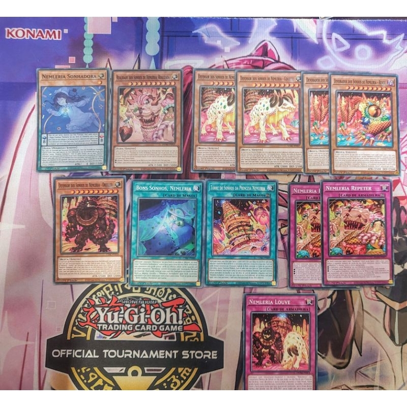 Deck Baralho Yugioh Nemleria 12 cartas | Shopee Brasil