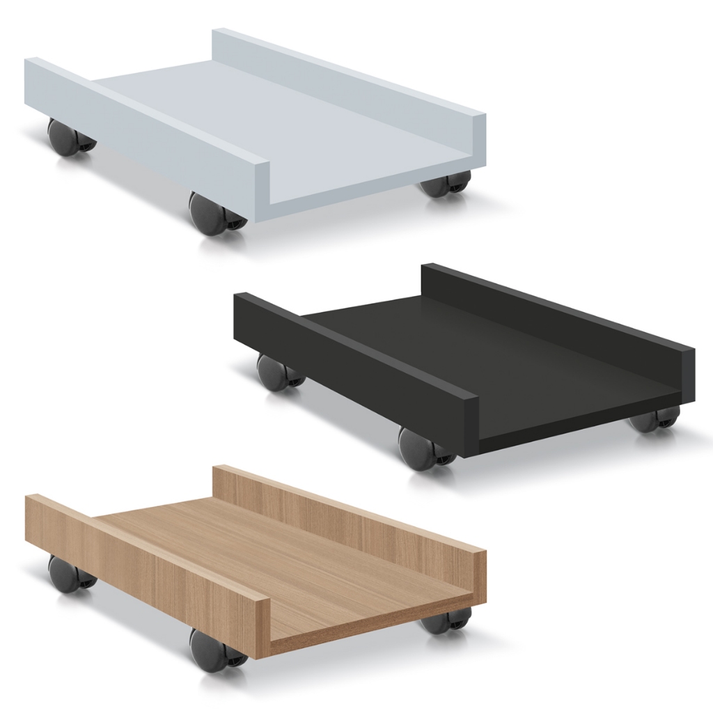 Suporte De Gabinete Cpu Computador Com Rodas Em Mdf | Shopee Brasil