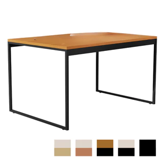 Escrivaninha Mesa Escritorio Home Office Industrial Pe Metal 110x75 Mais Profundidade