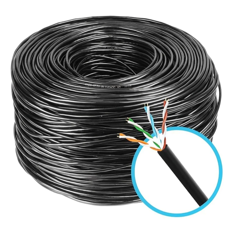 Cabo de Rede, CAT5E, 24AWG, 4 Pares