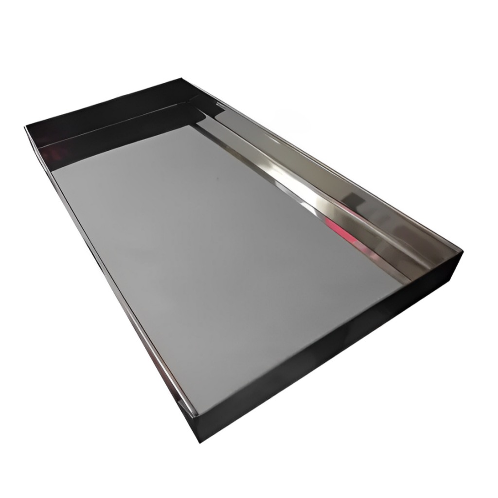 Bandeja Inox Para Estufas De Salgados 29 x 15 cm