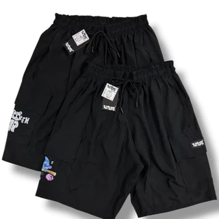 Kit com 2 Bermuda Cargo Masculina Coelho e Teddy 5 Bolsos Ripfire Skate Tac Tel Elastano