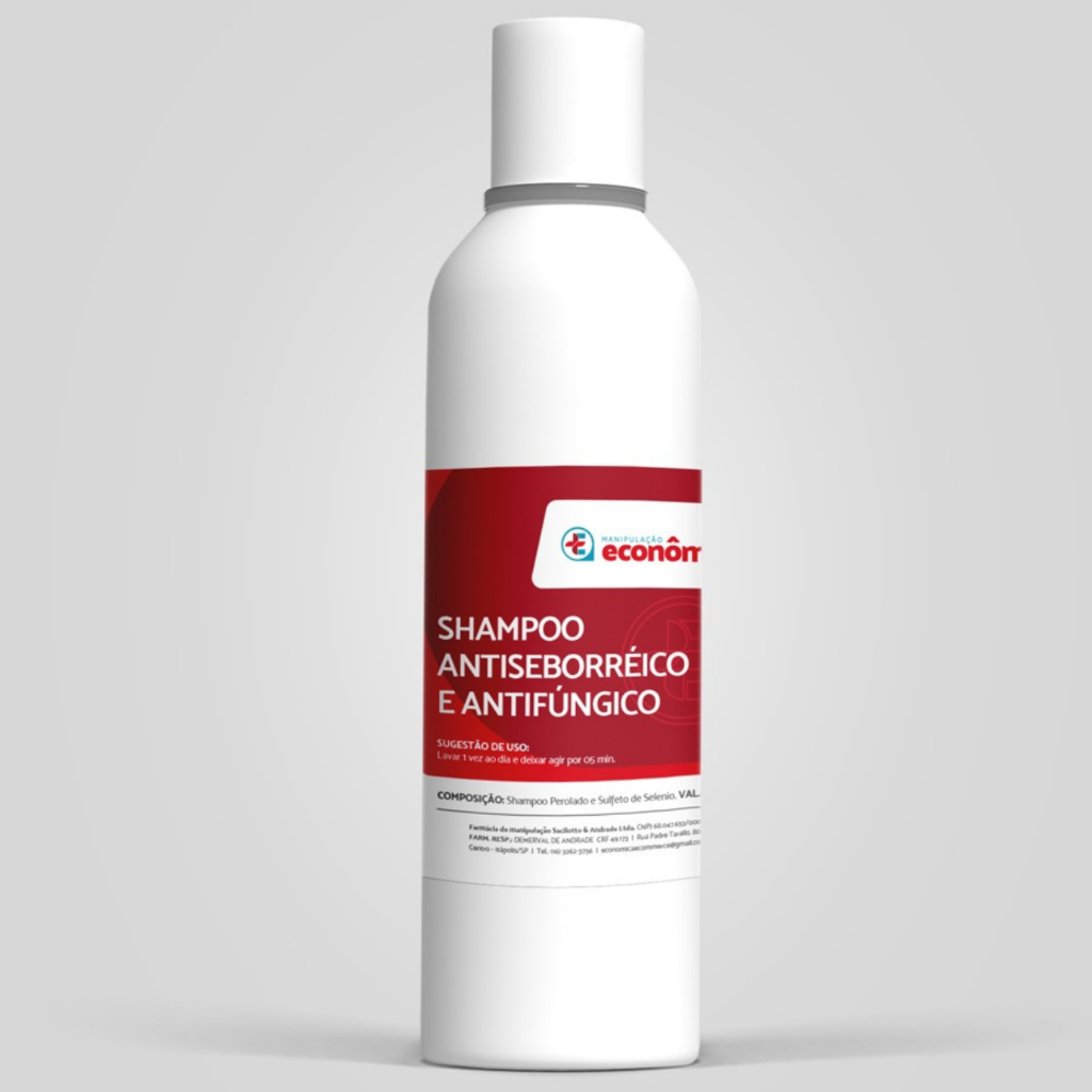 Shampoo Anticaspa, Antifúngico, Pitiríase E Anticoceira Com Cetoconazol ...