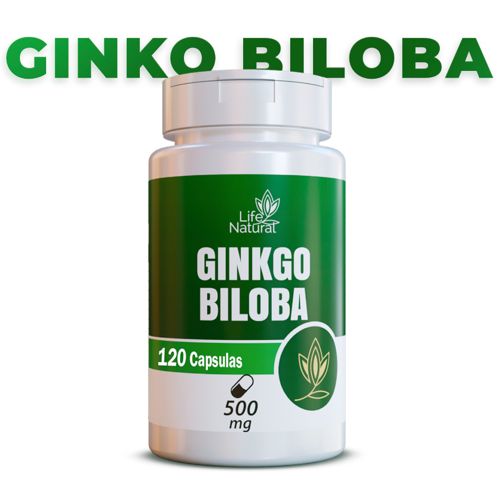 Ginkgo Biloba Concentração Melhor Memória Circulação 500mg | 120 ...