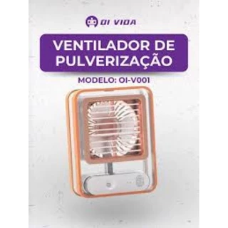 Mini Climatizador Portátil Umidificador ar Refrigerado Usb Cor Branco 110V/220V