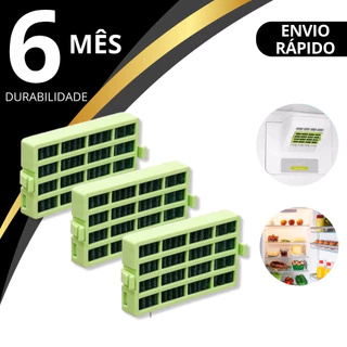 Kit 3 Filtro Geladeira Antibactéria Bem Estar Antiodor Refrigerador Longa Duração em Oferta na Shopee