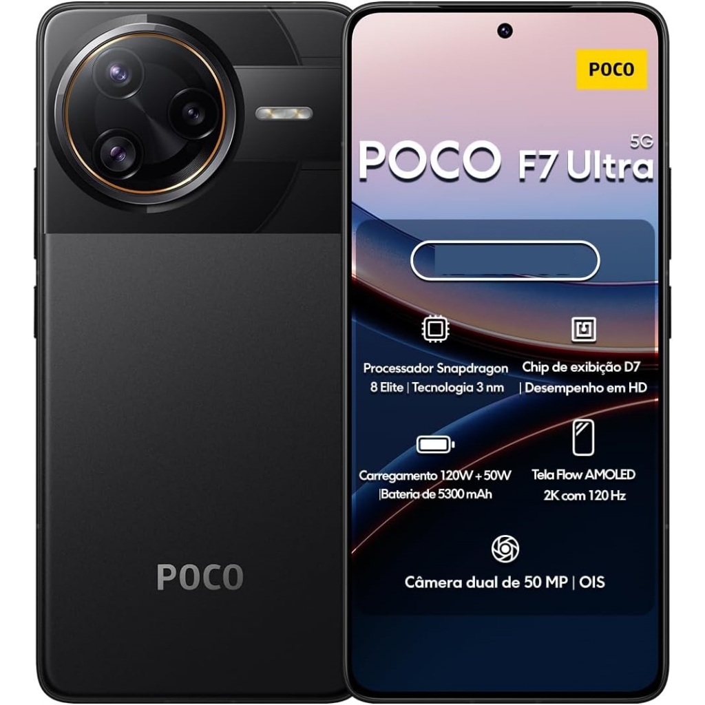 Smartphone Poco F7 Ultra 5G 512gb / 256gb Snapdragon 8 Amoled 2K