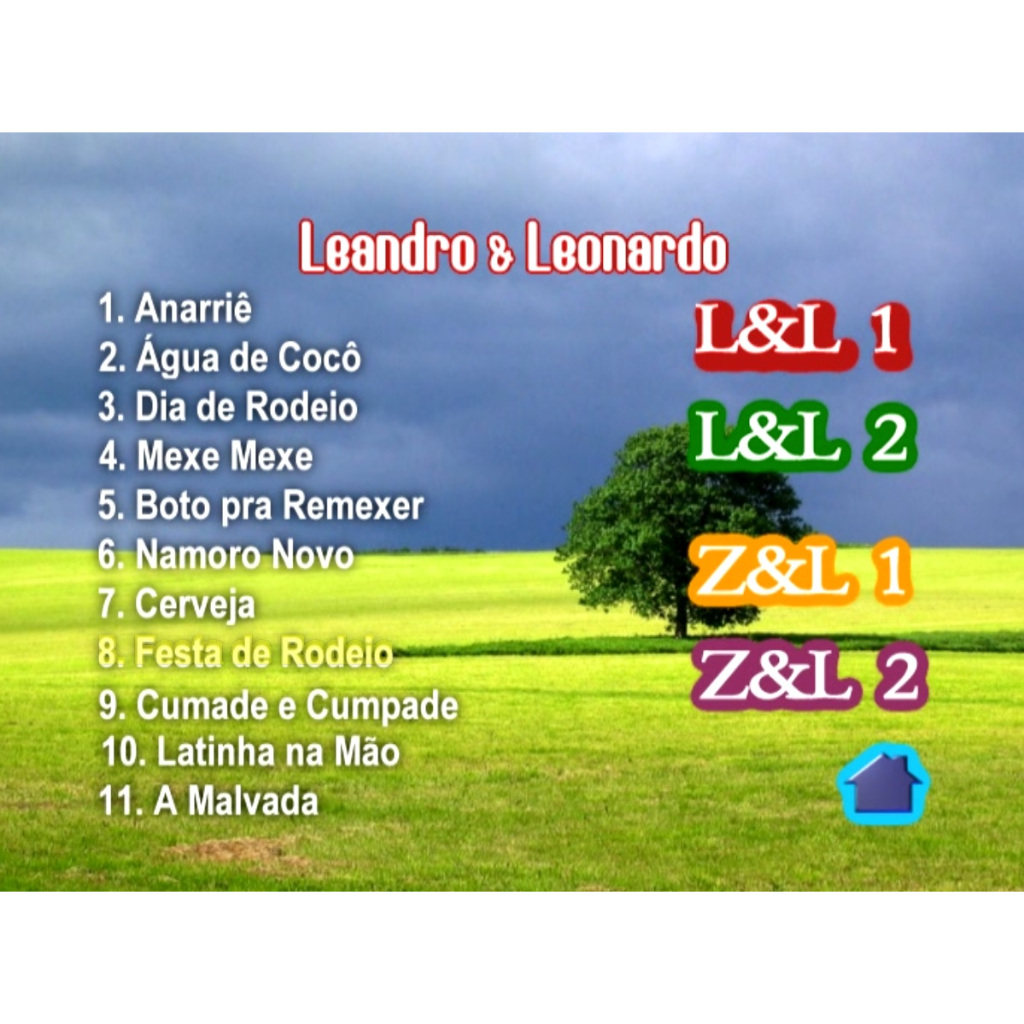 DVD KARAOKE LEANDRO E LEONARDO - ZEZÉ DE CAMARGO & LUCIANO - 44