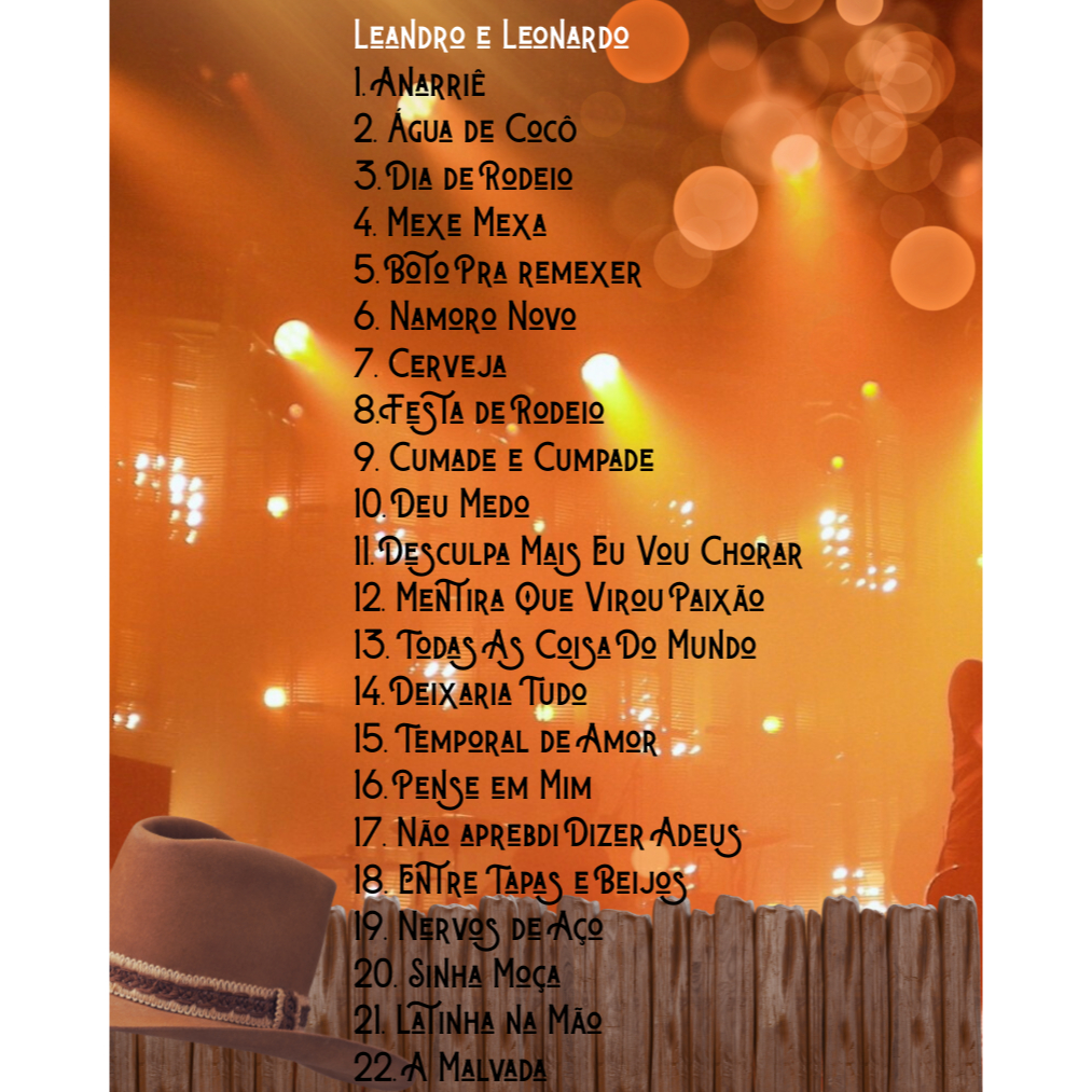 DVD KARAOKE LEANDRO E LEONARDO - ZEZÉ DE CAMARGO & LUCIANO - 44