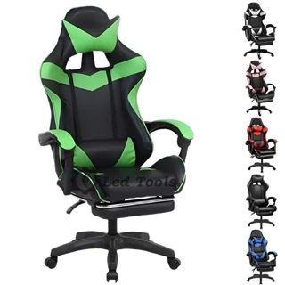 Cadeira Escritório Gamer Ergonômica Reclinável Confortável Com Rodinha E Apoio Para Os Pés