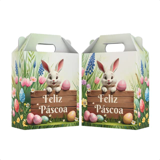 Lembrancinha Pascoa Coelhinho Maletinha Aniversario Festa infantil Presente em Oferta na Shopee