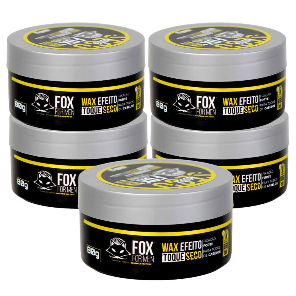 Pasta Wax Efeito Seco Fox For Men 80g | Shopee Brasil