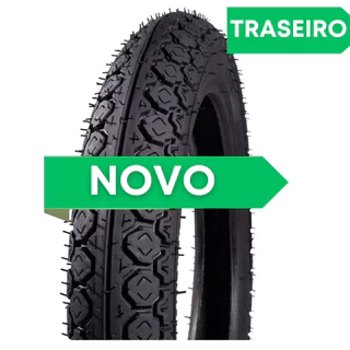 Pneu Novo Traseiro Borracha Vipal Biz 125 Bis Pop 100 Jet 125 80/100-14 49l Tr300 Ecológico